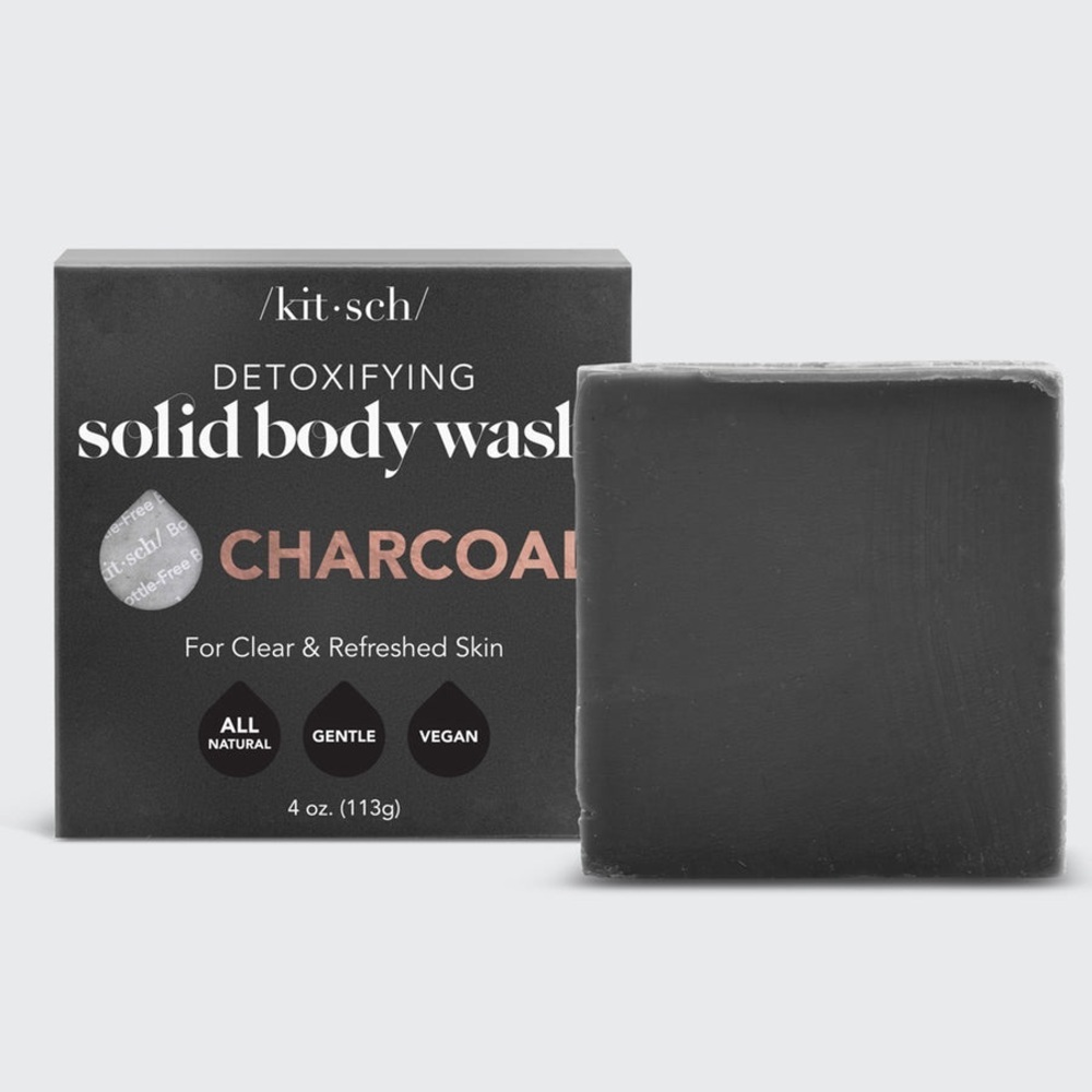 NWT Kitsch Charcoal Detoxifying Solid Body Wash